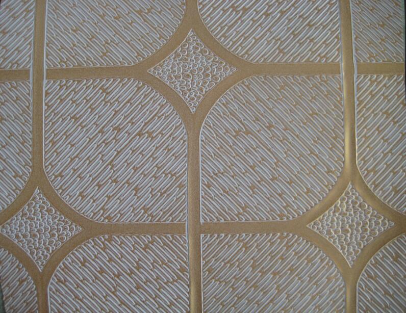 PVC gypsum ceiling tiles